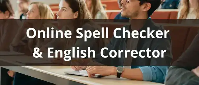 Grammar and spelling check - English